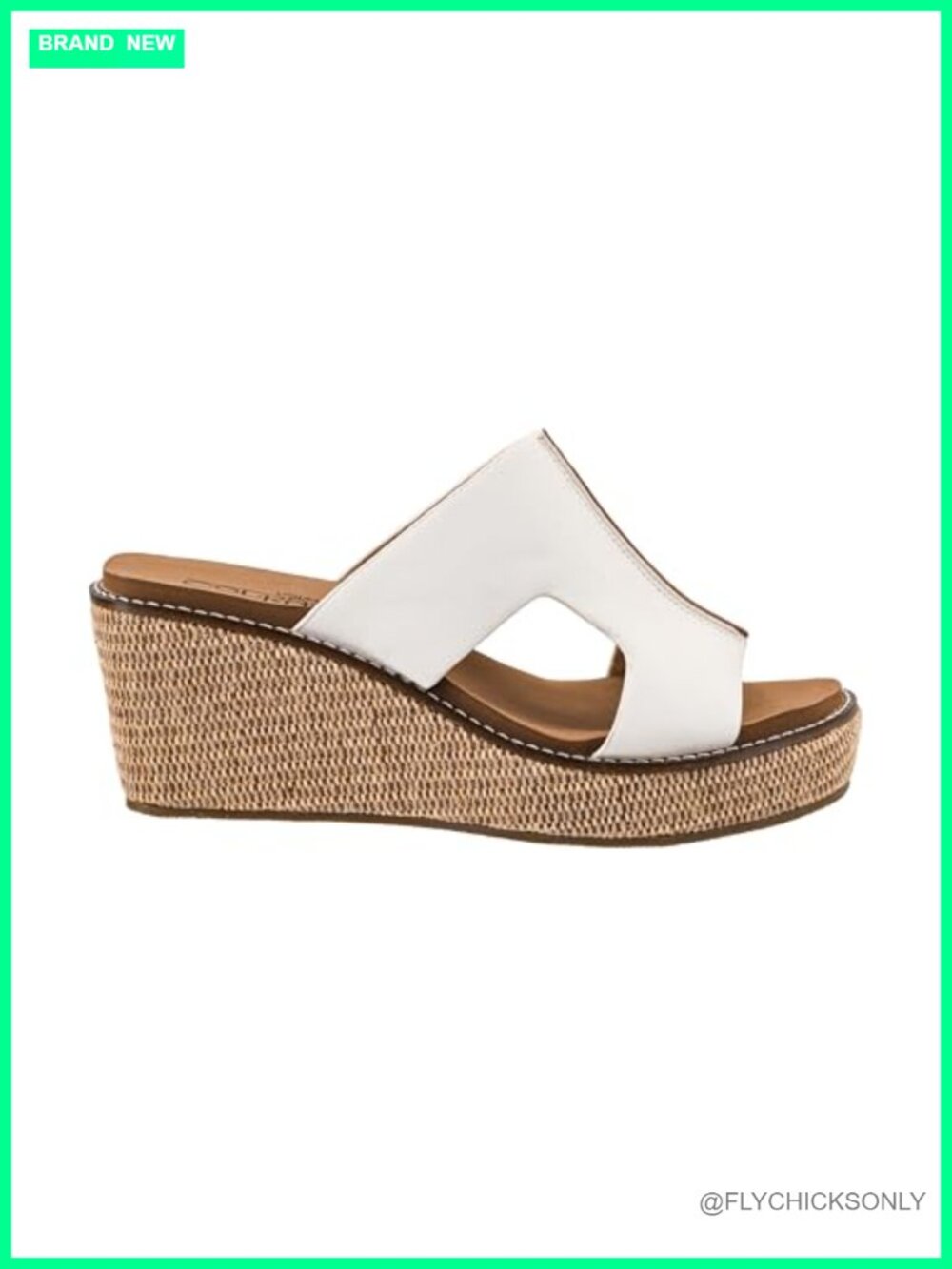 Corkys Footwear Kiss N Tell Slip-On Wedges Faux Leather 2.5-Inch Wedge Sandals